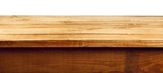 Empty wooden surface with blank space