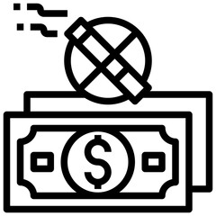 Quit smoking_save line icon,linear,outline,graphic,illustration