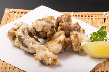 北海道産　秋鮭の白子の唐揚げ