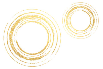 金色の和紙と筆のストローク　背景素材（アブストラクト）
- 545049906