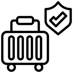 insurance line icon,linear,outline,graphic,illustration