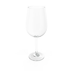empty wine glass isolated transparent