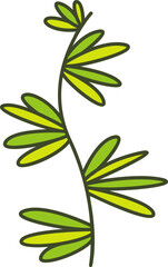 decorative leaves illustration