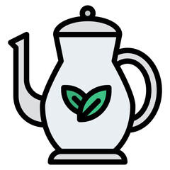 tea pot hot lifestyle icon