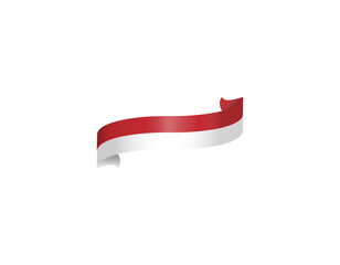 element of RealisticIndonesian Flag