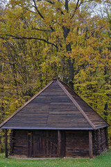wooden houses in Ukraine