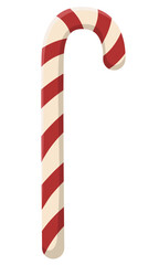 Christmas red candy cane. Vector