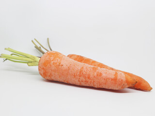Carrots on a White Background