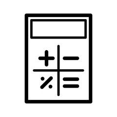 calculator icon vector logo template