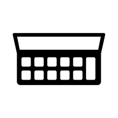 calculator icon vector logo template