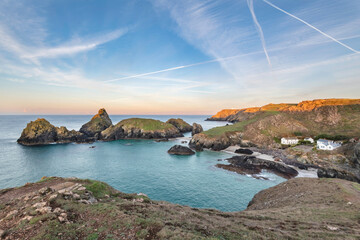 Kynance Cove on the Lizard peninsular Cornwa