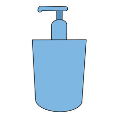 Obraz premium shower cream illustration