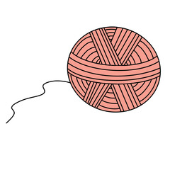 Yarn color illustration.