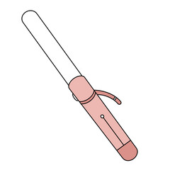 hair straightener  illustration