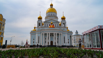 Fototapeta na wymiar church in Saransk