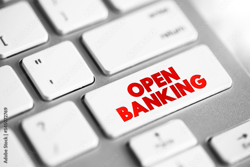 Poster open banking - financial technology that enable third-party developers to build applications and ser