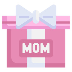 gifts flat icon,linear,outline,graphic,illustration