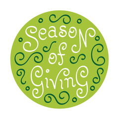Circle season of giving tag - 545073164