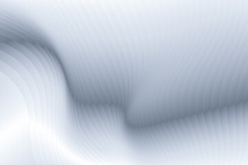 3D rendering silver white wavy line texture texture
