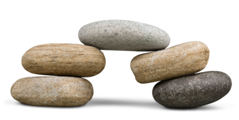 Arch Made of Pebbles