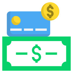 payment method flat icon,linear,outline,graphic,illustration