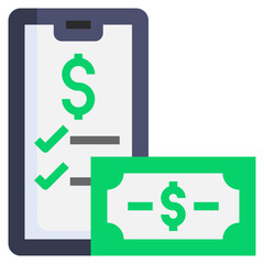 online payment flat icon,linear,outline,graphic,illustration