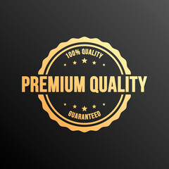Fototapeta na wymiar Premium Quality Shopping Vector Label 