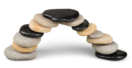 Arch Made of Pebbles