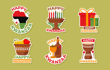 Kwanzaa Set Sticker