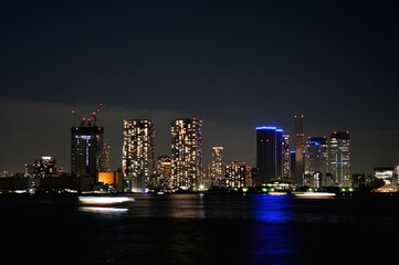 Fototapeta na wymiar 東京臨海部の夜景