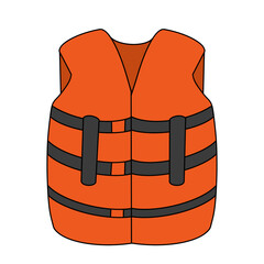 life jacket illustration - obrazy, fototapety, plakaty
