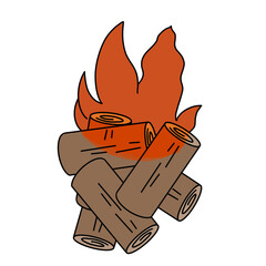 bonfire illustration
