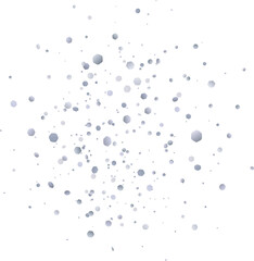 Placer silver glitter confetti