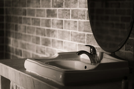 The sink in the dark that feels scary