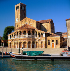 Fototapeta na wymiar Murano, Venezia. Duomo Basilica dei Santi Maria e Donato