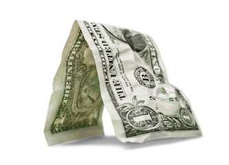 Crumpled Banknote