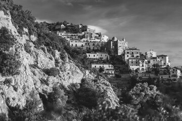 raito, amalfi coastal village on the sea