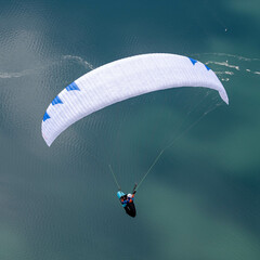 paraglider in the sky