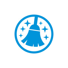 Boom for cleaning icon vector. Cleaning vector icon. 