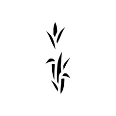 corn plant green glyph icon vector. corn plant green sign. isolated symbol illustration