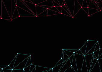 Abstract TikTok background. Vector illustration. Abstract background. Light. Futuristic blue red gradient vector black background contrast color border digital dynamic elegant. TikTok, tik tok