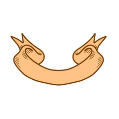 Classic ribbon banner 