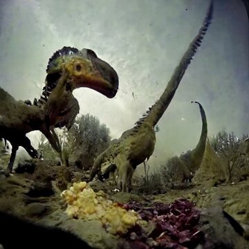 Generative AI generative aiと 動物と レプタイルと 先史時代のと ディー