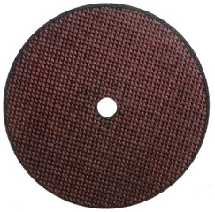 grinding disc on white background