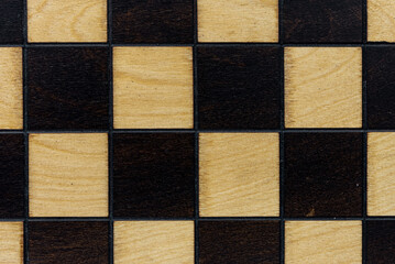 Fototapeta premium the large wooden chess board game