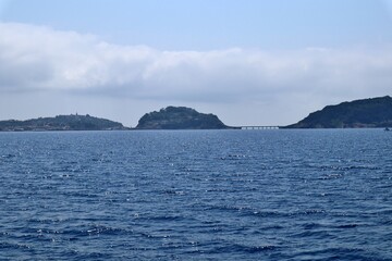 Procida - Ponte di Vivara dall'aliscafo