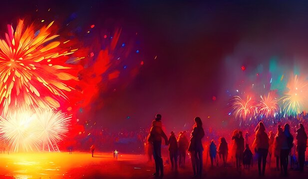 Firework New Year 