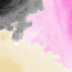 Abstract watercolor background  simple shapes 