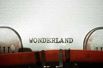 Wonderland concept view - obrazy, fototapety, plakaty