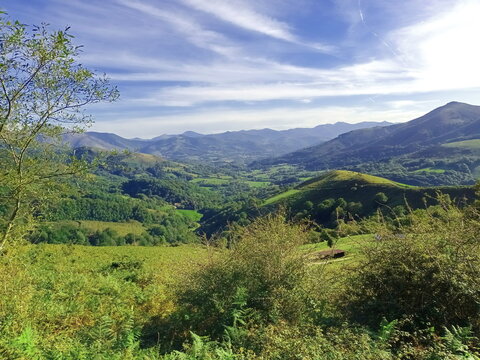 promotional photograph of the Bazt&aacute;n Valley, is a valley, university and Spanish municipality of the Comunidad Foral de Navarra, located in the merindad of Pamplona,